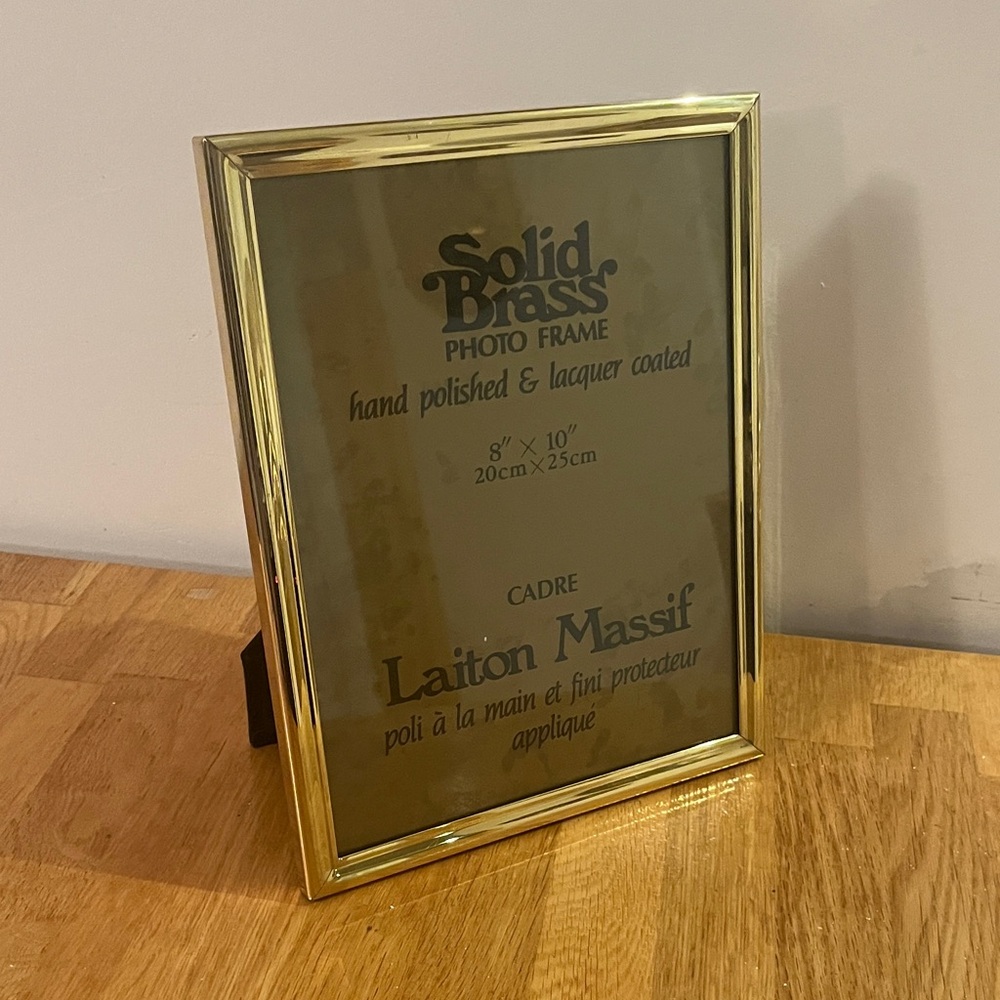 Solid Brass Frame
